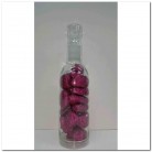 PIEDRA GLITTER DECO ROCKS 15-30MM.650ML FUCSIA