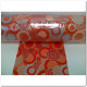 BOBINA PAPEL 62CM CIRCULOS NARANJA