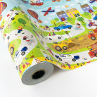 BOBINA PAPEL 70CM X100M ESTAMPADO INFANTIL