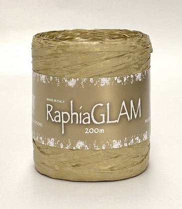 BOBINA RAFIA GLAM 200M ORO