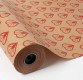 BOBINA PAPEL ECO. CORAZON ROJO 70CMX100M